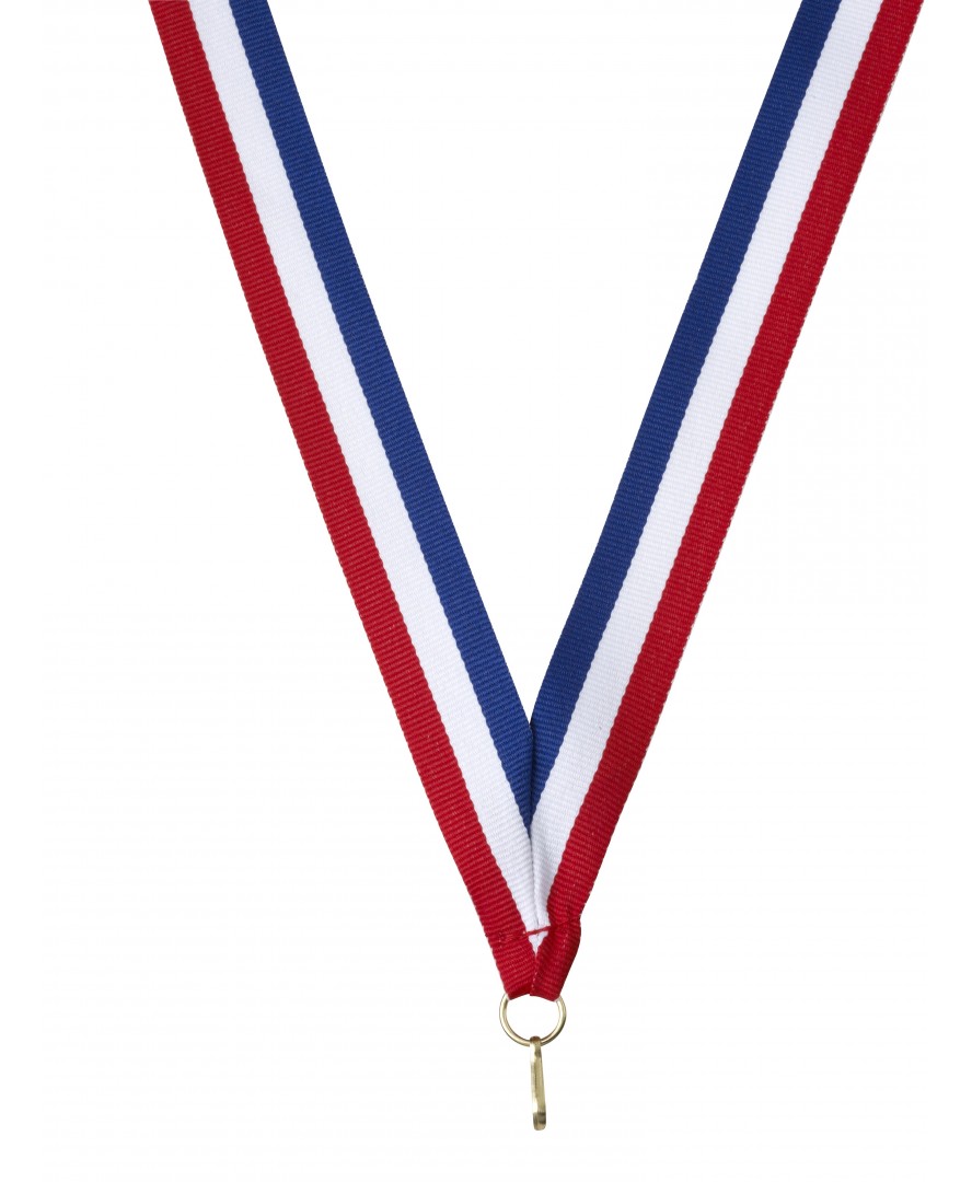 zwemmen Terughoudendheid Pracht Medaille lint Rood-wit-blauw ** - Rood-wit-blauw