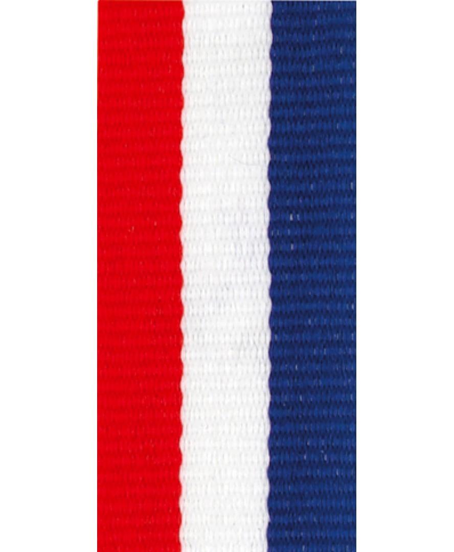 Zwembad Ijver pk Medaille lint Rood-wit-blauw ** - Rood-wit-blauw