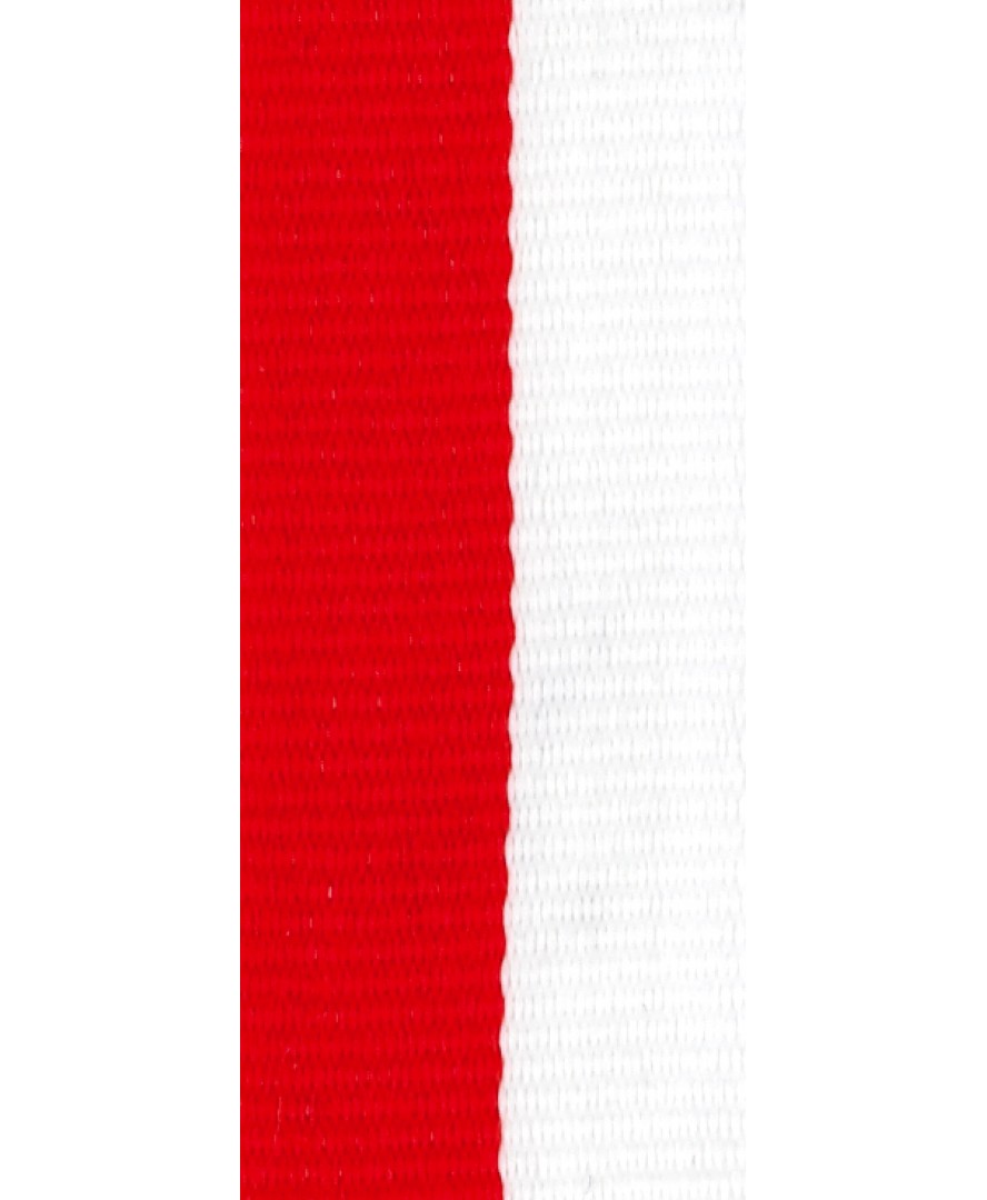 samenwerken Werkwijze Medaille Medaille Lint Rood-wit ** - Rood-wit